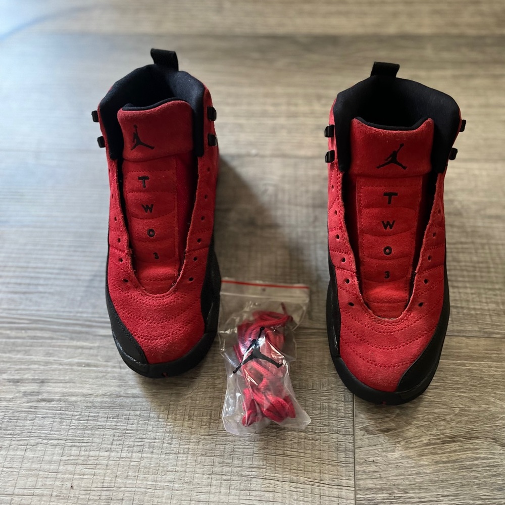 Jordan 12 Reverse Flu Game Youth 4.5